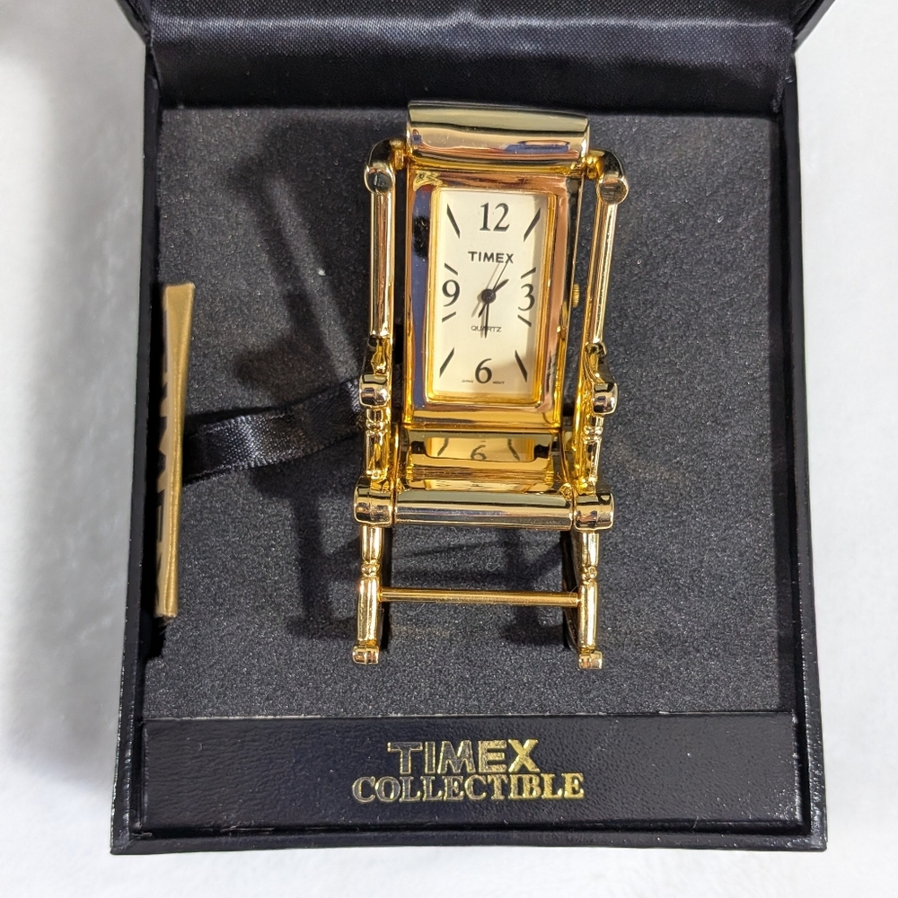 Timex Rocking Chair Mini Clock (Untested) - Picture 2 of 10